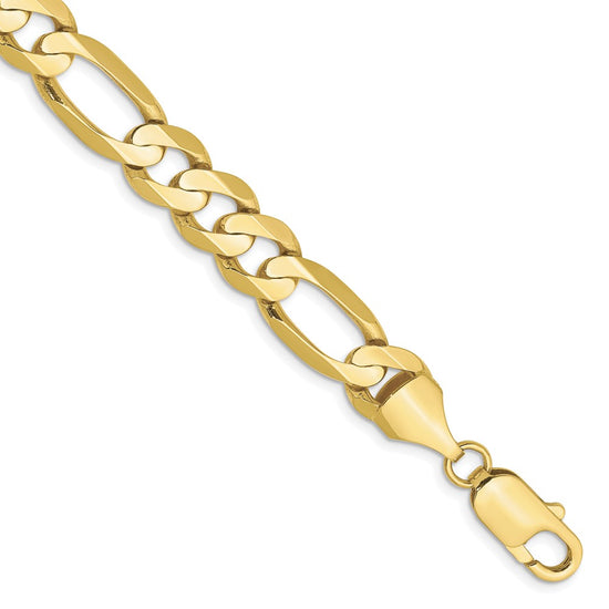 Gold (10K & 14K) Concave Open Figaro Chain