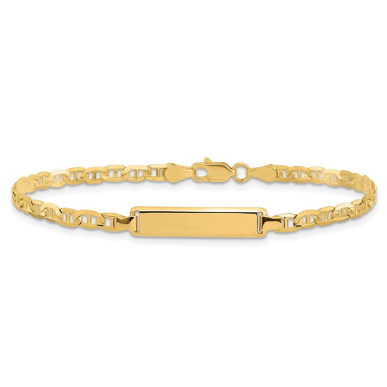 10k Anchor Link ID Bracelet