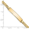 10k Flat Curb Link ID Bracelet