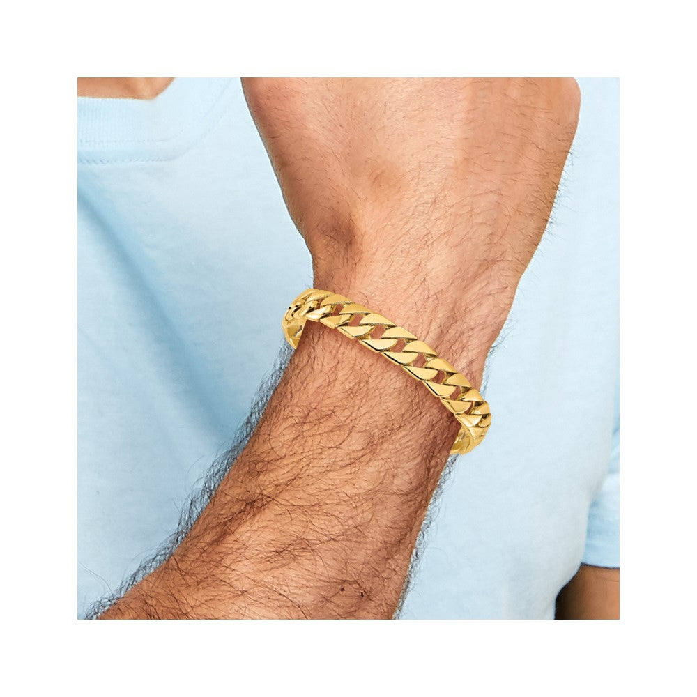 Gold Hand-Polished Fancy Link Chain