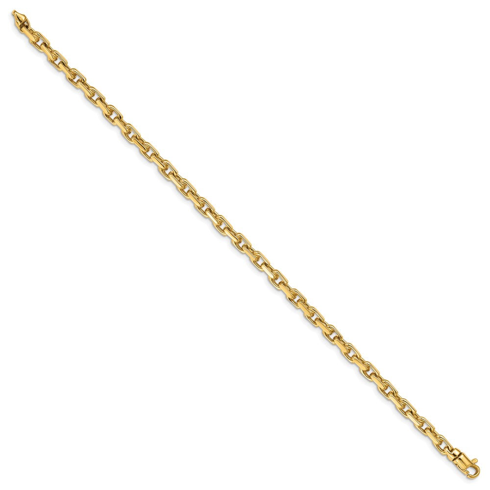 Gold Hand-Polished Fancy Link Chain
