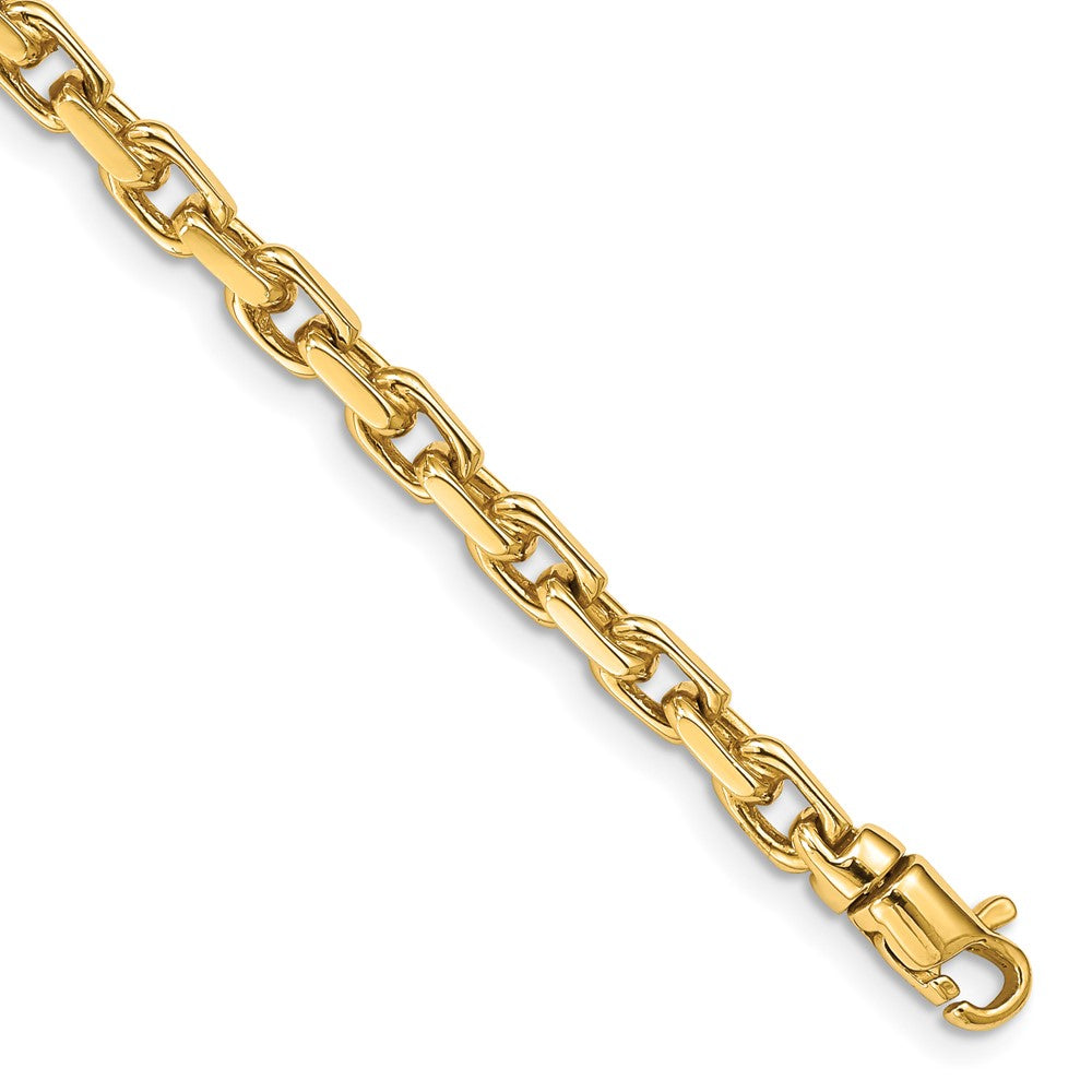 Gold Hand-Polished Fancy Link Chain