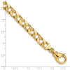 Gold Polished Fancy Link Chain