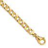 Gold Polished Fancy Link Chain