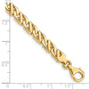 Gold Hand-Polished Fancy Link Chain