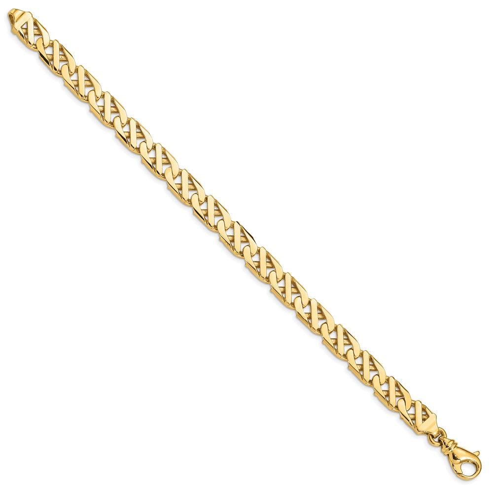 Gold Hand-Polished Fancy Link Chain