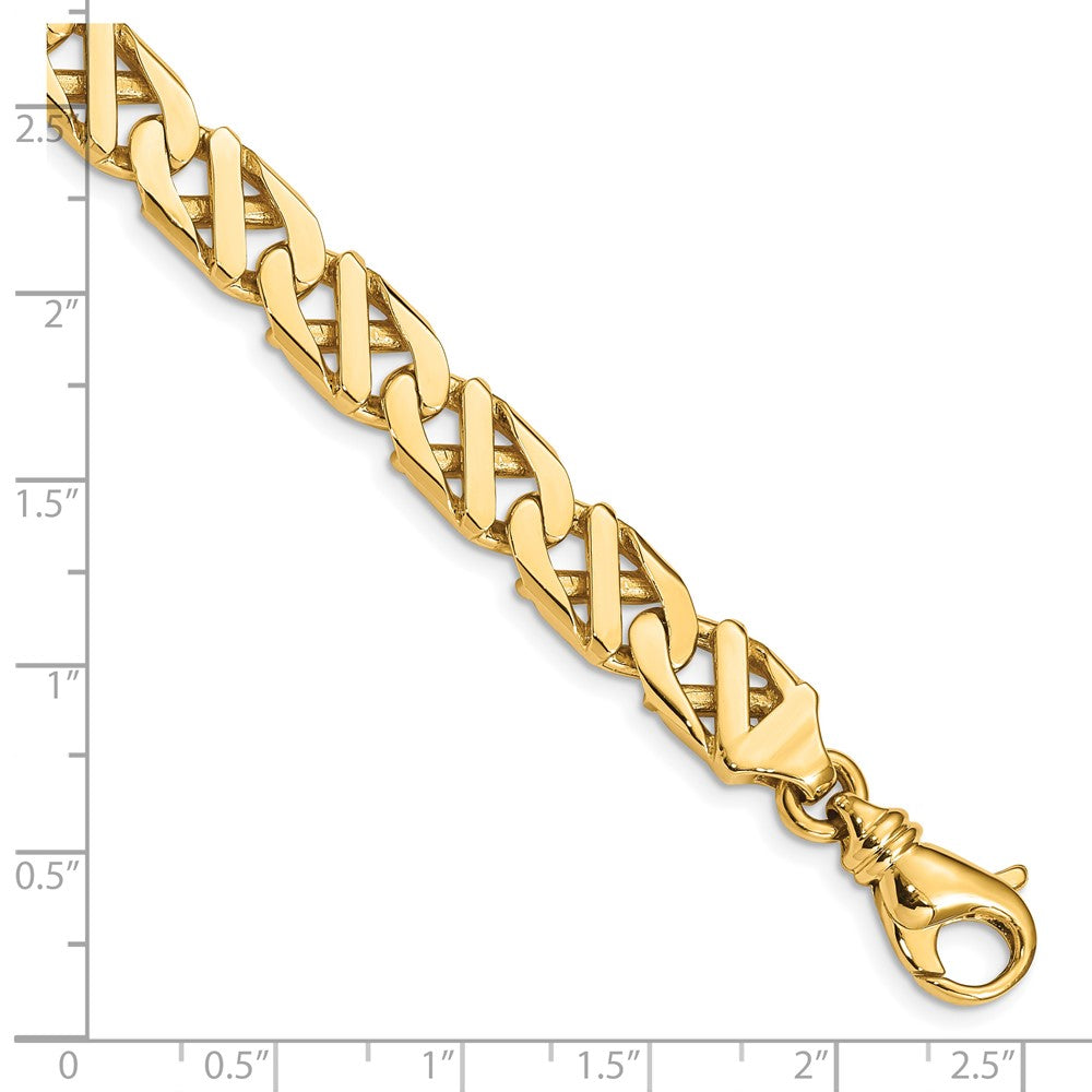 Gold Hand-Polished Fancy Link Chain
