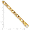 Gold Hand-polished Fancy Link Chain