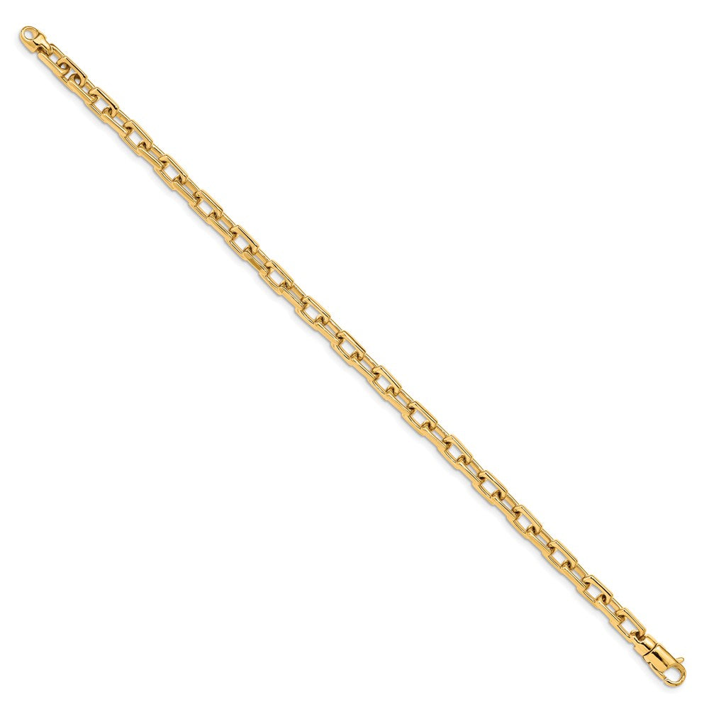 Gold Hand-polished Fancy Link Chain