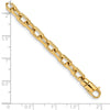 Gold Hand-polished Fancy Link Chain