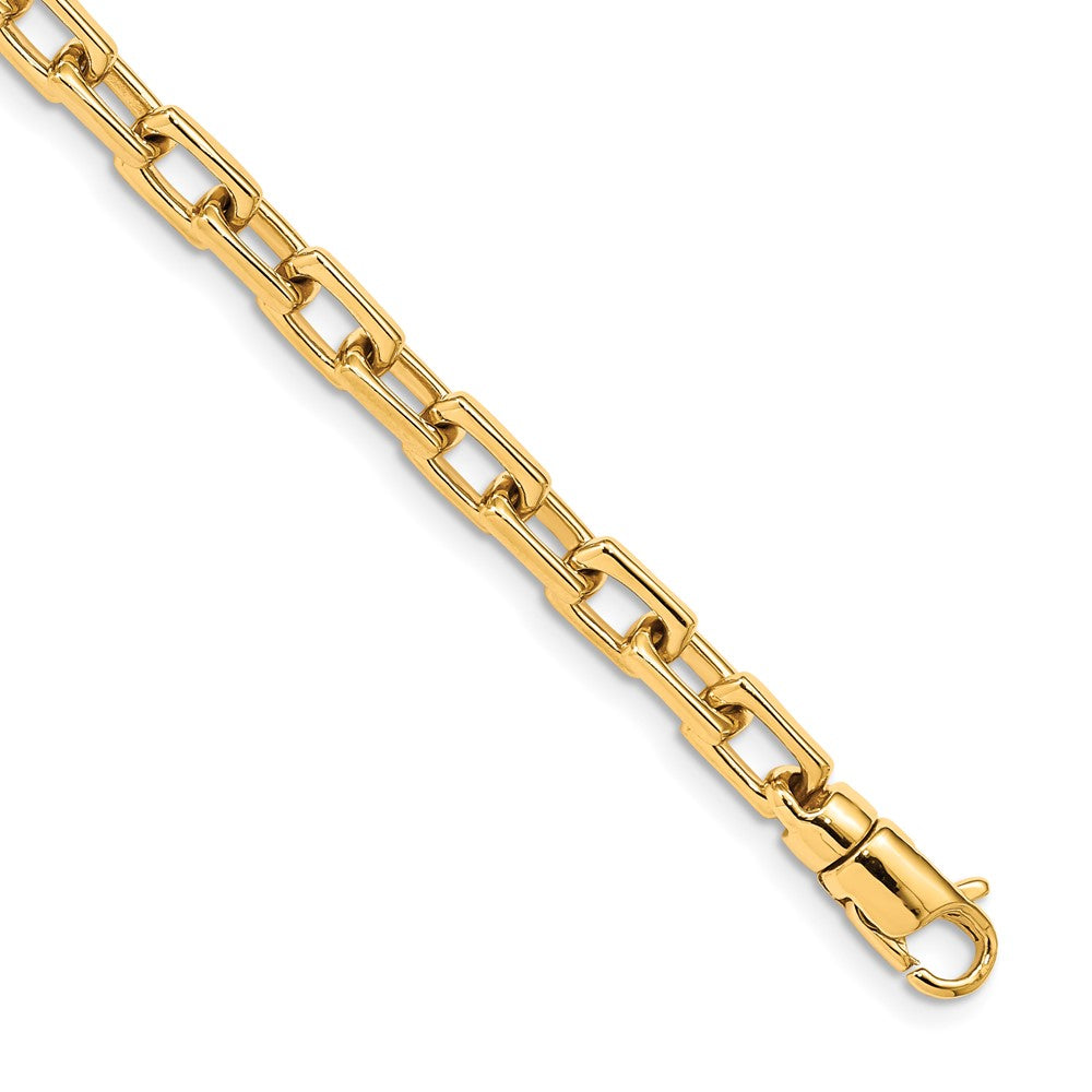 Gold Hand-polished Fancy Link Chain