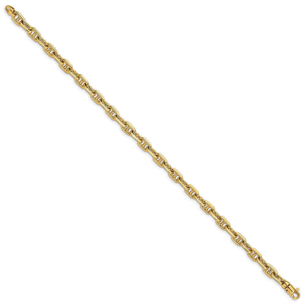5.1mm Hand-polished Fancy Link Chain Bracelets
