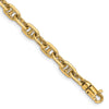 5.1mm Hand-polished Fancy Link Chain Bracelets