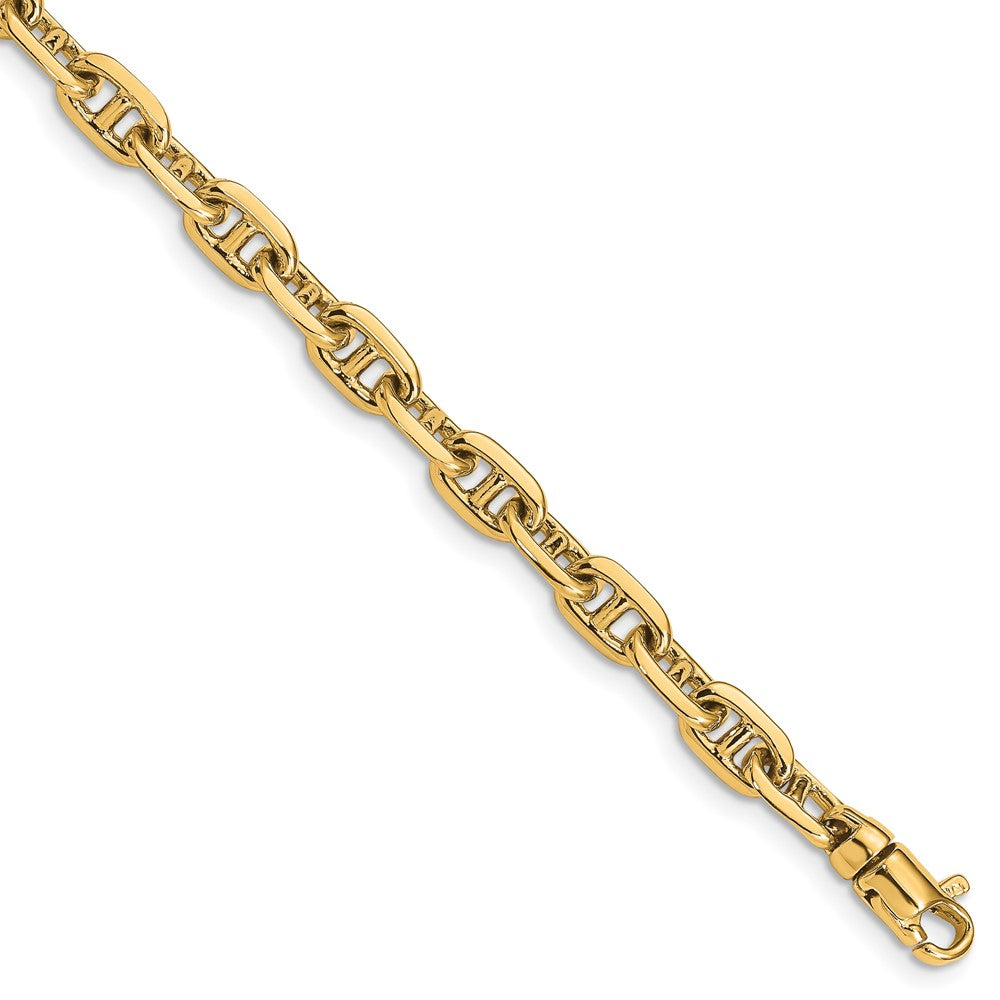 5.1mm Hand-polished Fancy Link Chain Bracelets