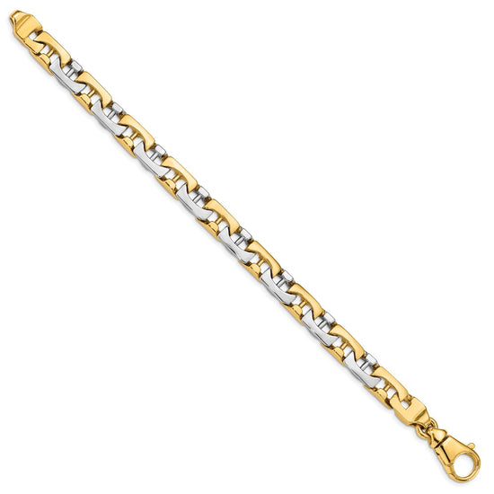 Hand-polished Fancy Link Chain Bracelets