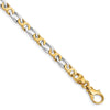 Gold Polished Fancy Link Chain