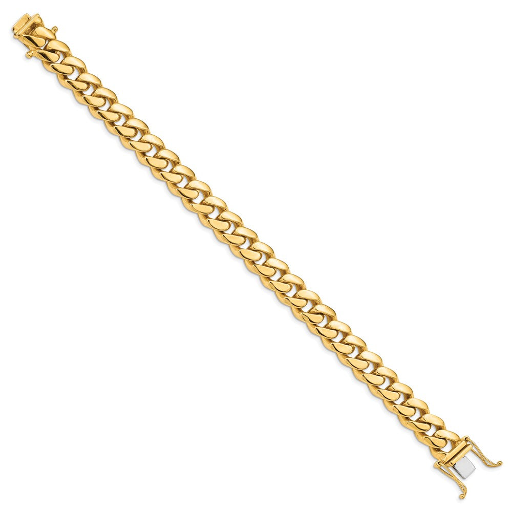 10k 10.7mm Hand-Polished Miami Cuban Link 9.25 inch Bracelet