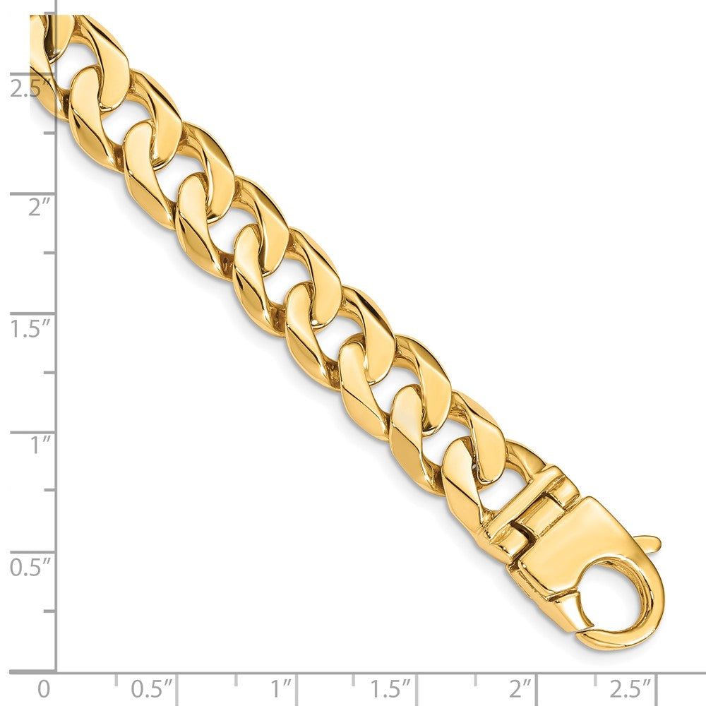 Gold Hand-Polished Fancy Curb Link Chain