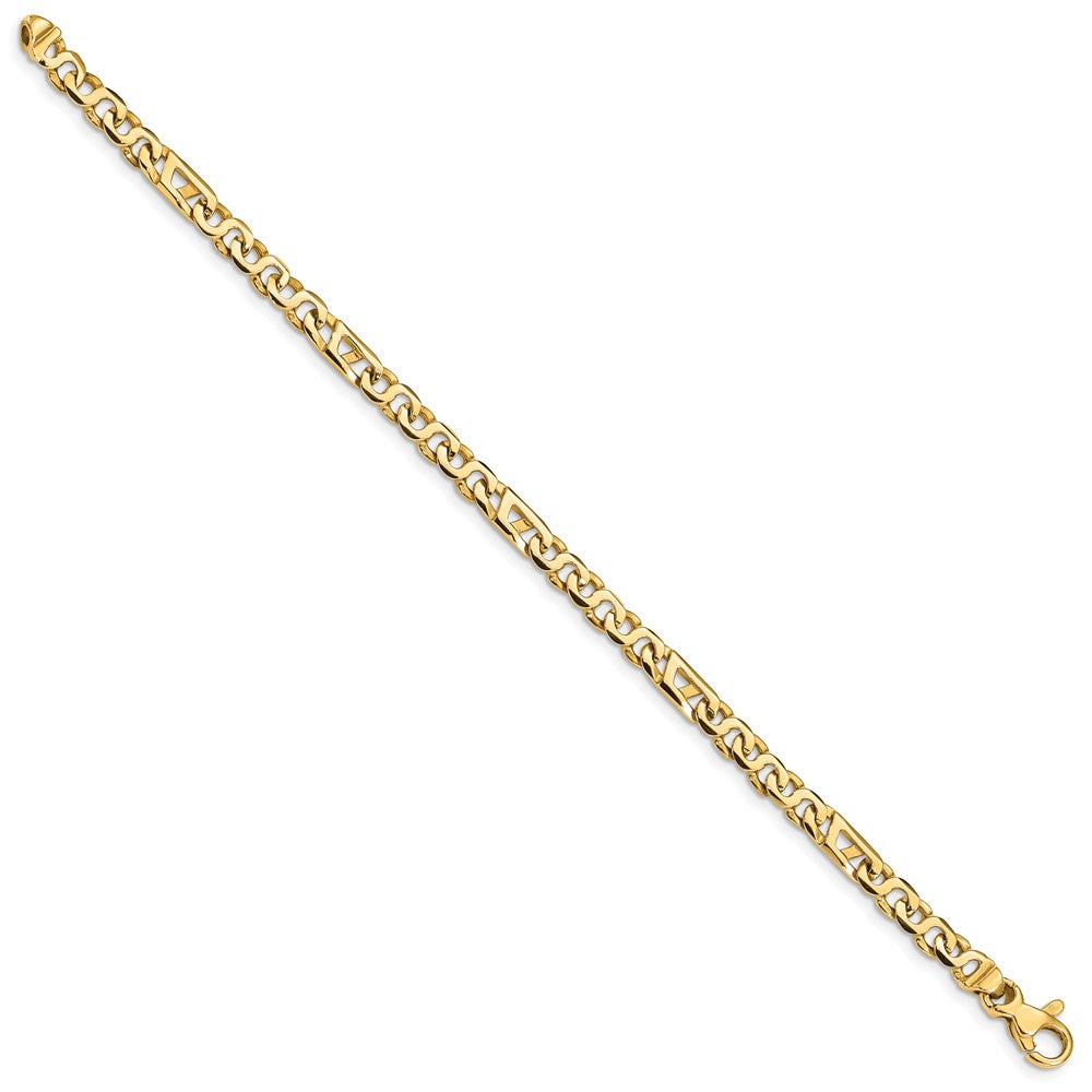 Gold Hand-Polished Fancy Link Chain