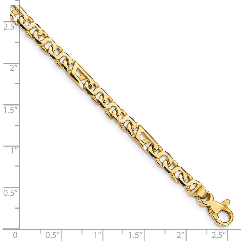Gold Hand-Polished Fancy Link Chain