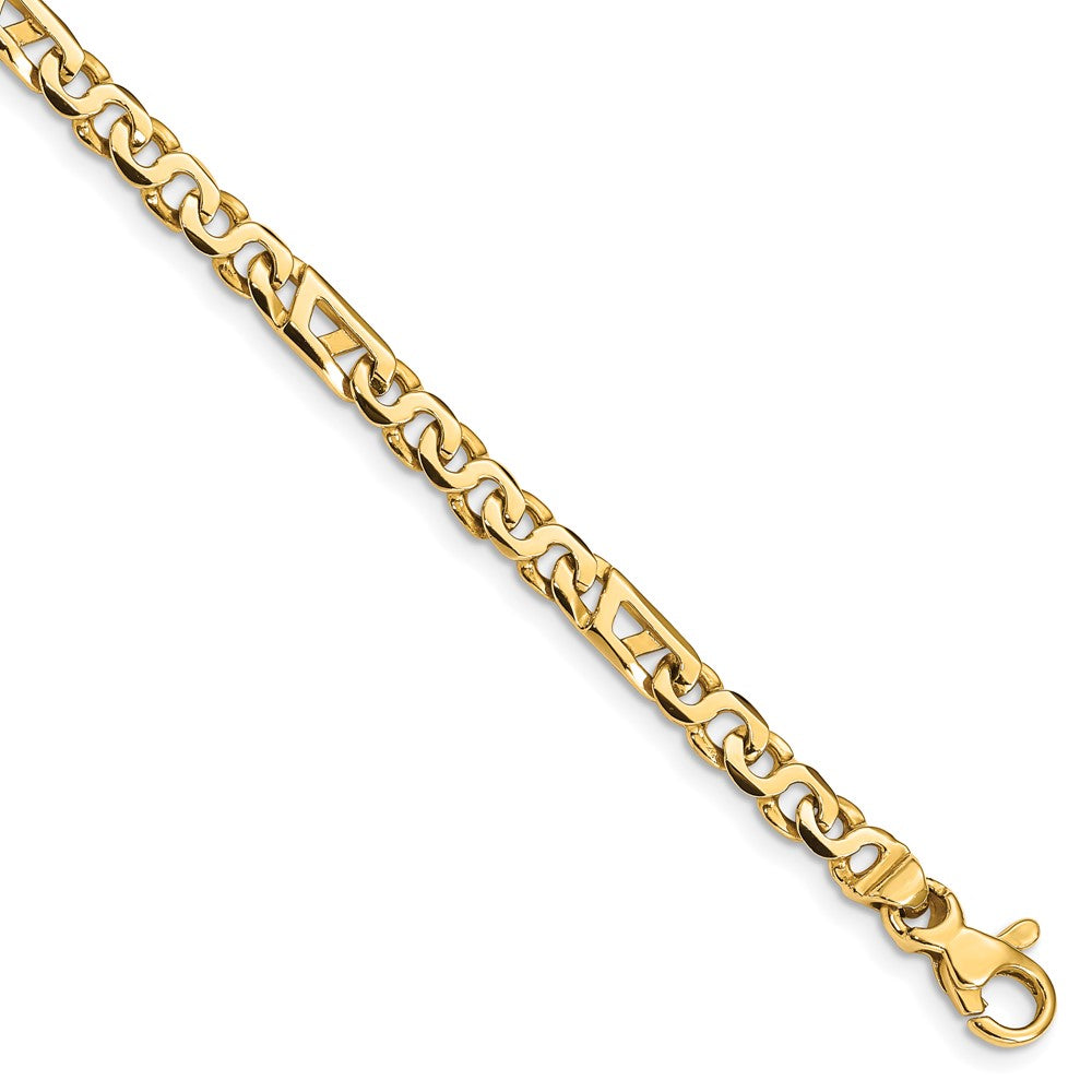 Gold Hand-Polished Fancy Link Chain