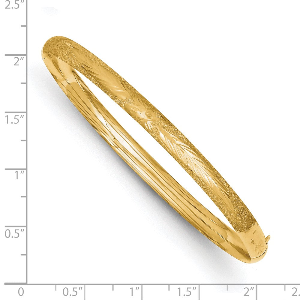 Gold Laser-Cut Hinged Bangles