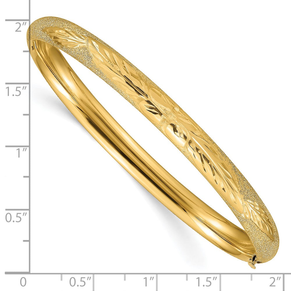 Gold Laser-Cut Hinged Bangles