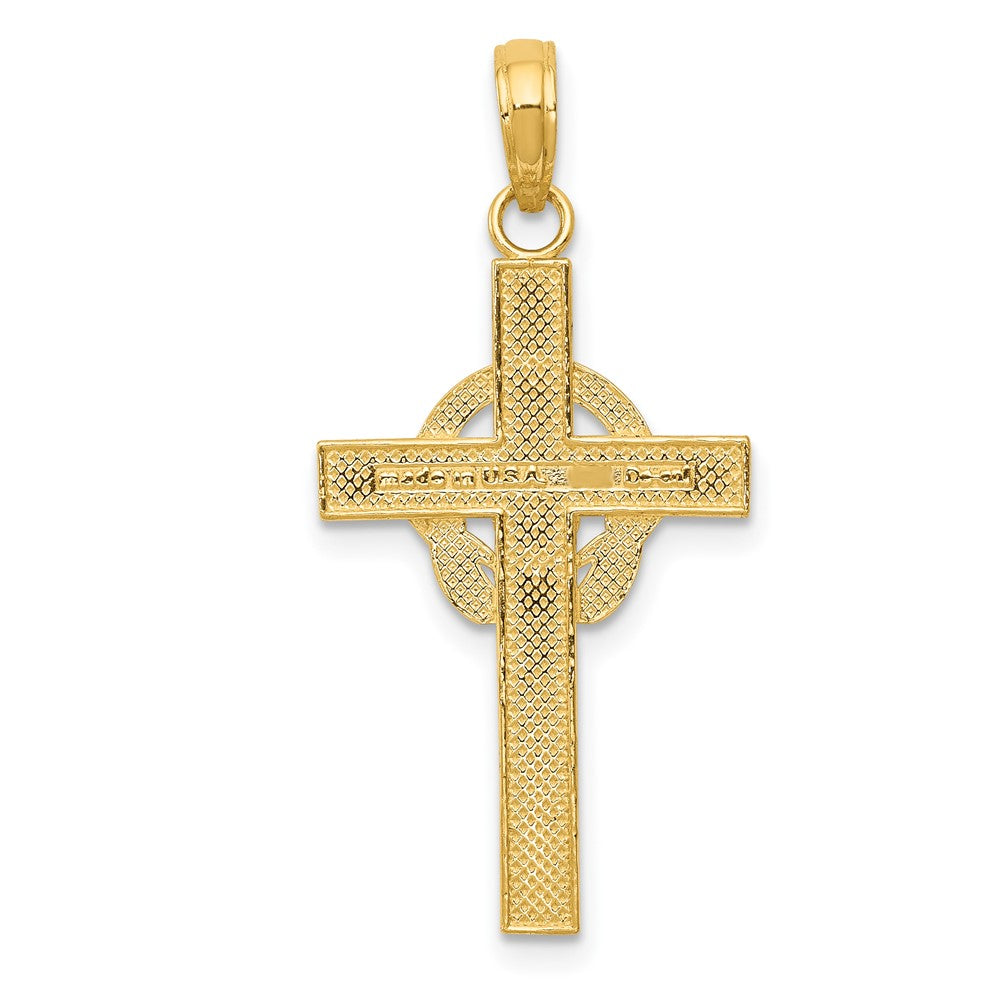 Gold Celtic Cross Pendant