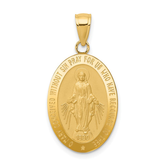 Gold Miraculous Medal Pendants