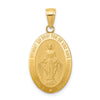 Gold Miraculous Medal Pendants