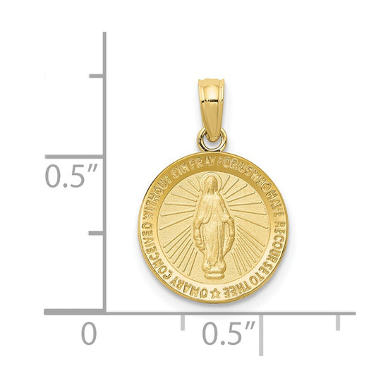 Gold Miraculous Medal Pendants