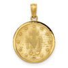 Gold Miraculous Medal Pendants