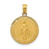 Gold Miraculous Medal Pendants