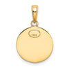 10k Saint Christopher Medal Charm