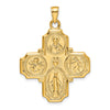 Gold Four Way Medal Pendants