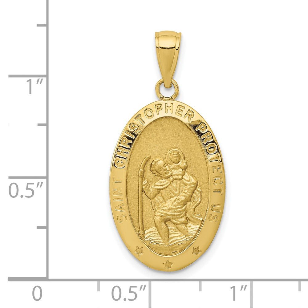 Gold St. Christopher Pendants