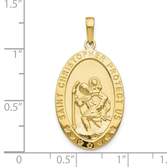 Gold St. Christopher Pendants