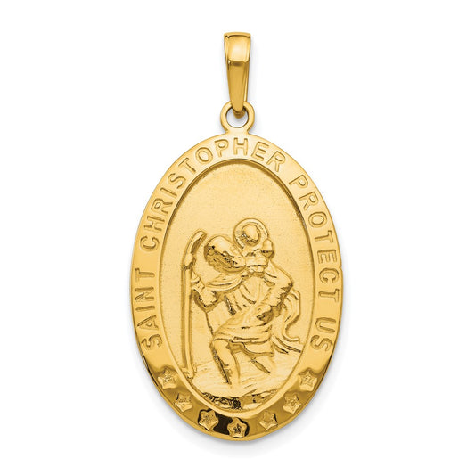 Gold St. Christopher Pendants