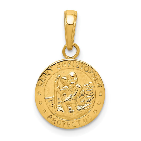 Gold St. Christopher Pendants