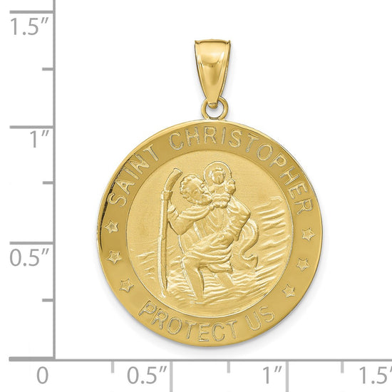 Gold St. Christopher Pendants