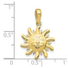 Gold Polished Celestial Pendants