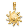 Gold Polished Celestial Pendants