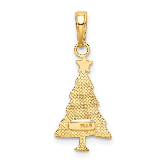 Gold Polished Christmas Pendants