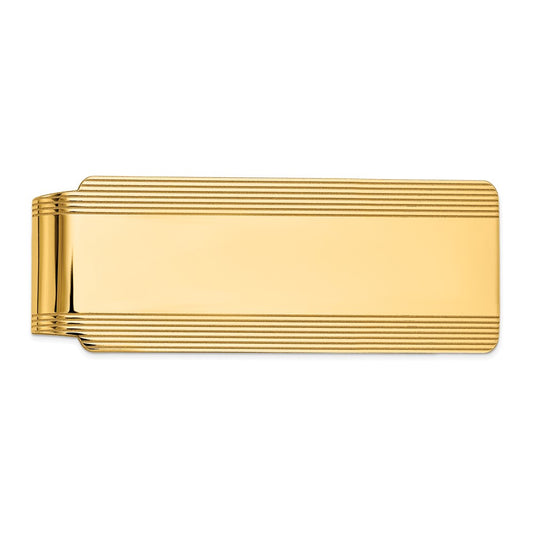 Grooved Polished Money Clips