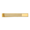 Gold Grooved Tie Tac