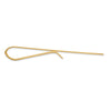 10k Men's Grooved Engravable Tie Bar
