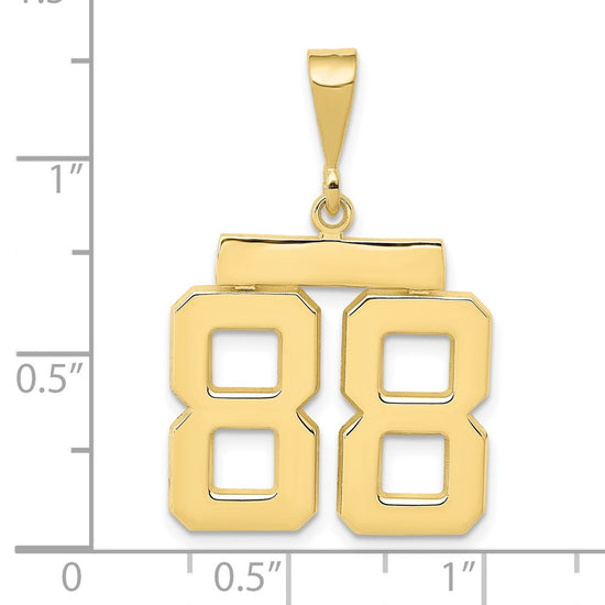 Polished Number Charms — 88
