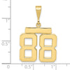 Polished Number Charms — 88