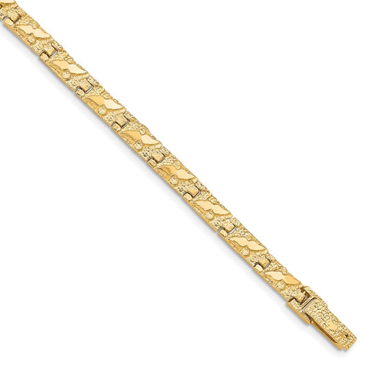 10k 5.5mm NUGGET Bracelet