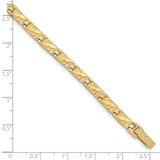 10k 5.5mm NUGGET Bracelet